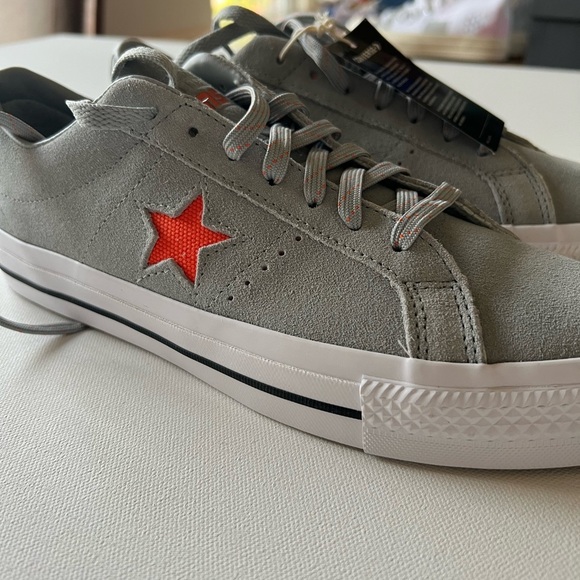 *NEW* Unisex Converse One Star‎ Pro Skateboard Shoes Wolf Gray 🔥🔥 No Box!! - Picture 1 of 7